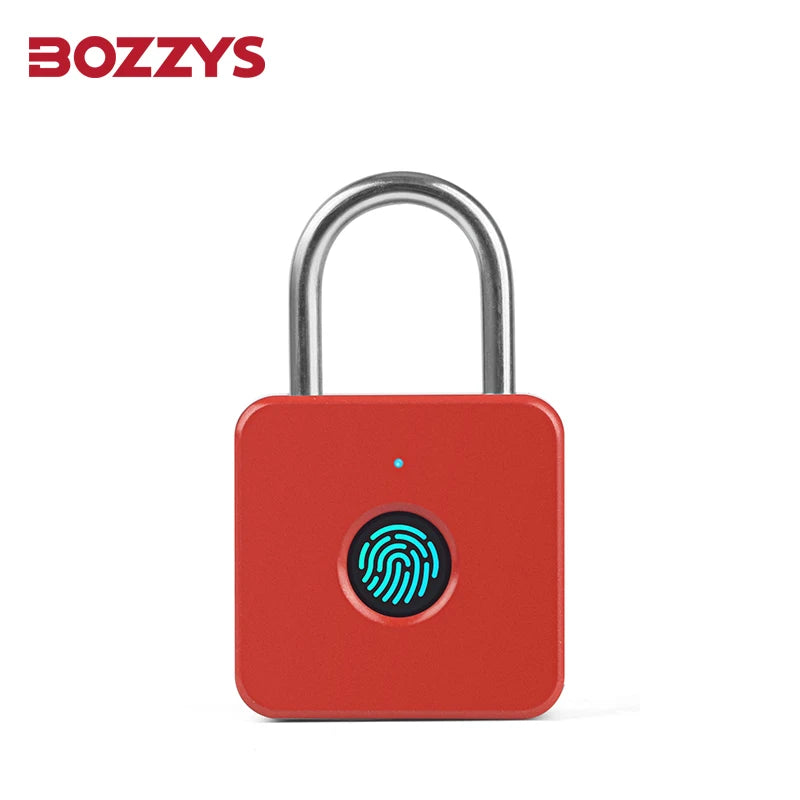 Smart Fingerprint Padlock 0.5s Unlock IP55 Waterproof Type-C Rechargeable for Luggage, Gym, Office, Zinc Alloy Anti-Theft Lock