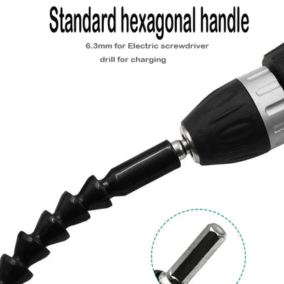 Destornillador curvo de 295mm y 360 grados, adaptador Universal, varilla de extensión, broca, eje Flexible, taladro manual eléctrico, herramienta eléctrica, 1 ud.