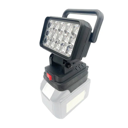 Luz de trabajo LED de 3 pulgadas para batería Makita de 18V/21V BL1830, foco para exteriores, lámpara de emergencia, accesorios para herramientas eléctricas