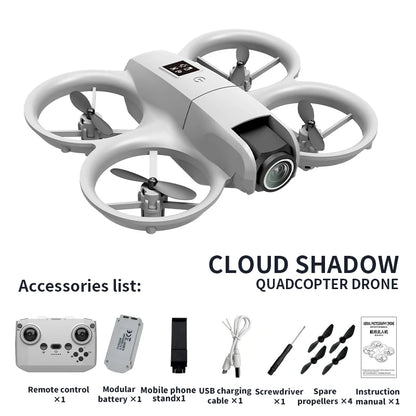 Mini Dron H135 4K Profesional con Cámara Dual, Modo Sin Cabeza, Evitación de Obstáculos, WiFi FPV, Dron 360 °   Helicóptero de Juguete RC Quadcopter