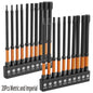 10/20PCS Hex Head Allen Wrench Bit Set Magnetic Screwdriver Drill Bit Metric and Imperial （SAE ）quick Release 1/4in Hex Shank