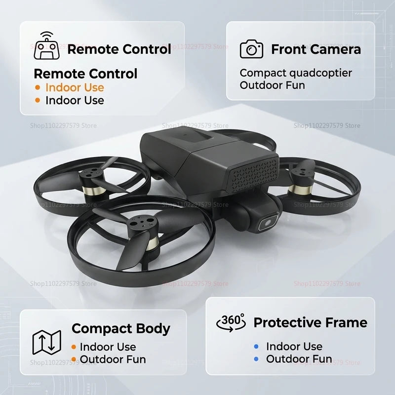 Dron M8 GPS FPV con Cámara 8K, Quadcopter Plegable con Motor sin Escobillas, Evitación de Obstáculos de 360 Grados, WiFi FPV, Retorno Automático RC para Adultos