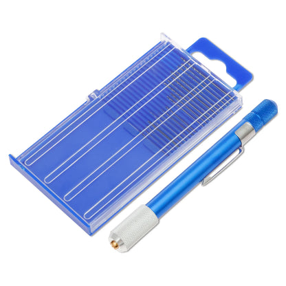 Mini Hand Drill Twist Drill Bits Set With Alloy Steel Twist Drills Rotary Tools For Craft Carving DIY Woodworking Plastic Jewelr