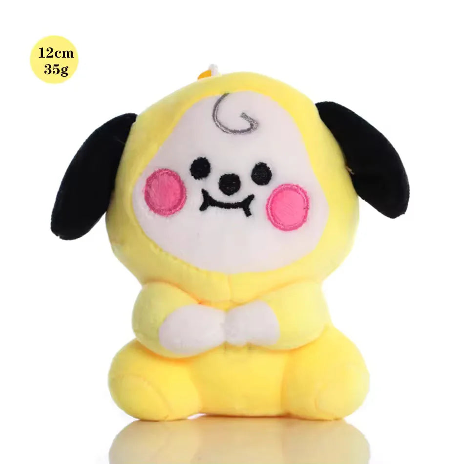 Juguetes de Peluche BTed 21, Mini Llavero Kawaii, Colgante de Anime, Adorno para Niños de 12-22 cm, Periféricos BT, Muñeco de Peluche Suave, Regalo