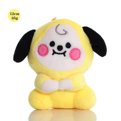 Juguetes de Peluche BTed 21, Mini Llavero Kawaii, Colgante de Anime, Adorno para Niños de 12-22 cm, Periféricos BT, Muñeco de Peluche Suave, Regalo