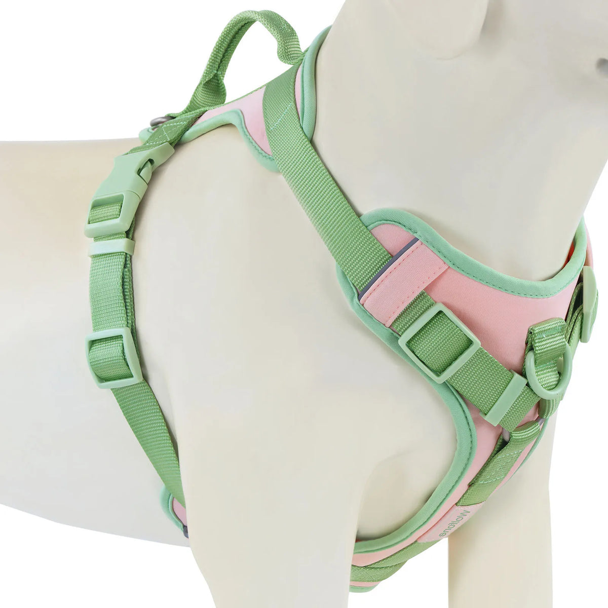 New Chocolate Color Luxury No-Pull Dog Harness for Large and Small Dogs, Adjustable Chest Strap, Personalized Dog Harness