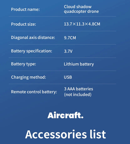 Mini Dron H135 4K Profesional con Cámara Dual, Modo Sin Cabeza, Evitación de Obstáculos, WiFi FPV, Dron 360 °   Helicóptero de Juguete RC Quadcopter