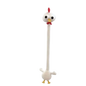 Llavero de Peluche de Pollo de Cuello Largo con Diseño Divertido, Color Blanco, Estilo Lindo, Colgante de Jirafa para Bolso, 40CM, Regalo Creativo