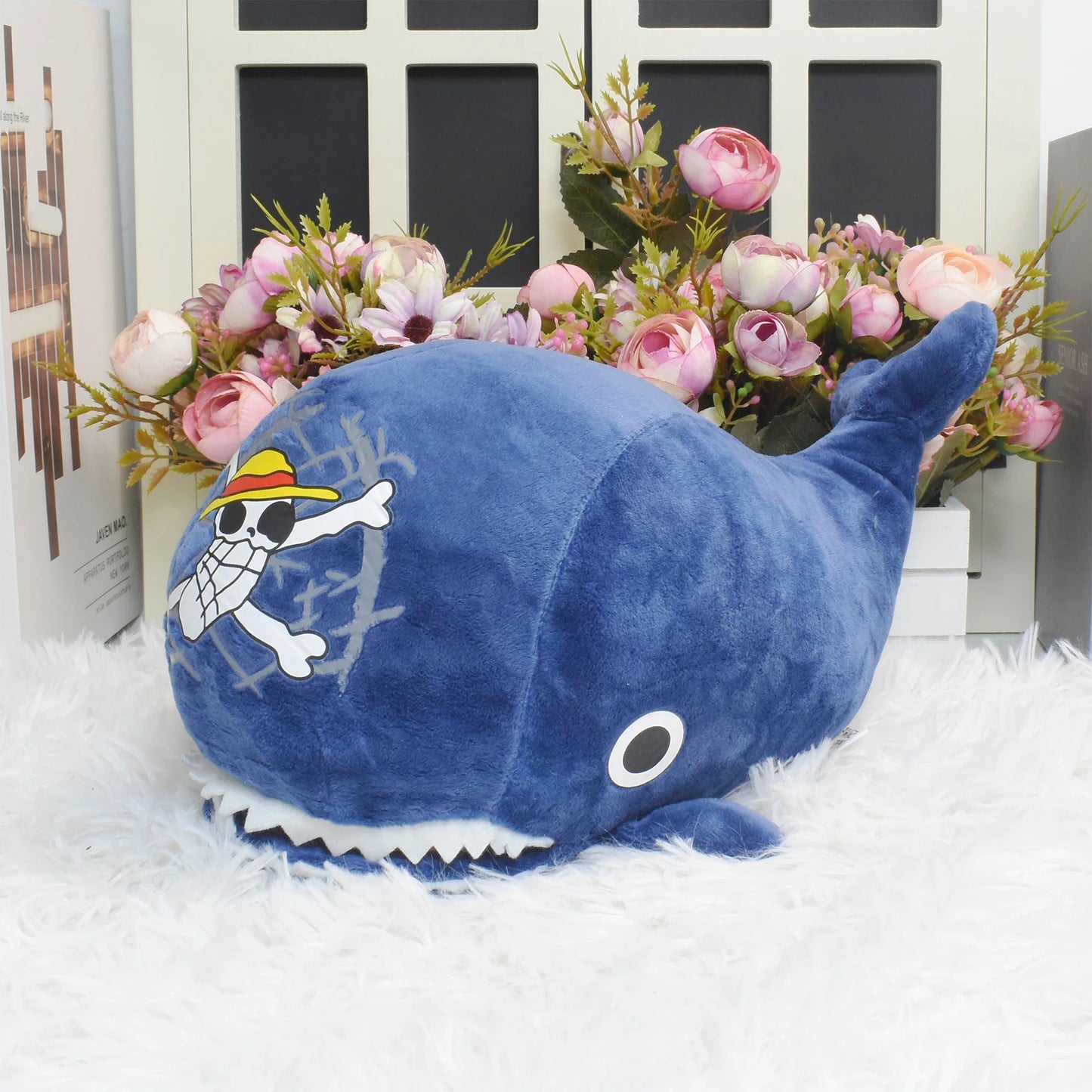 Muñecas de Peluche Laboon para niños, juguete de Peluche de 10 pulgadas, Tony, Tony, Chopper, Luffy