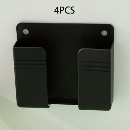 4/2/1 PCS No Drill Adhesive Wall Storage Box For Storing TV And Air Conditioner Remotes Bedside Phone Charging And Display Stand