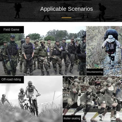 Outdoor Tactical Protective Gear Knee Pads Elbow Pads For Outdoor Cycling Mountaineering And Hiking Protection Sports