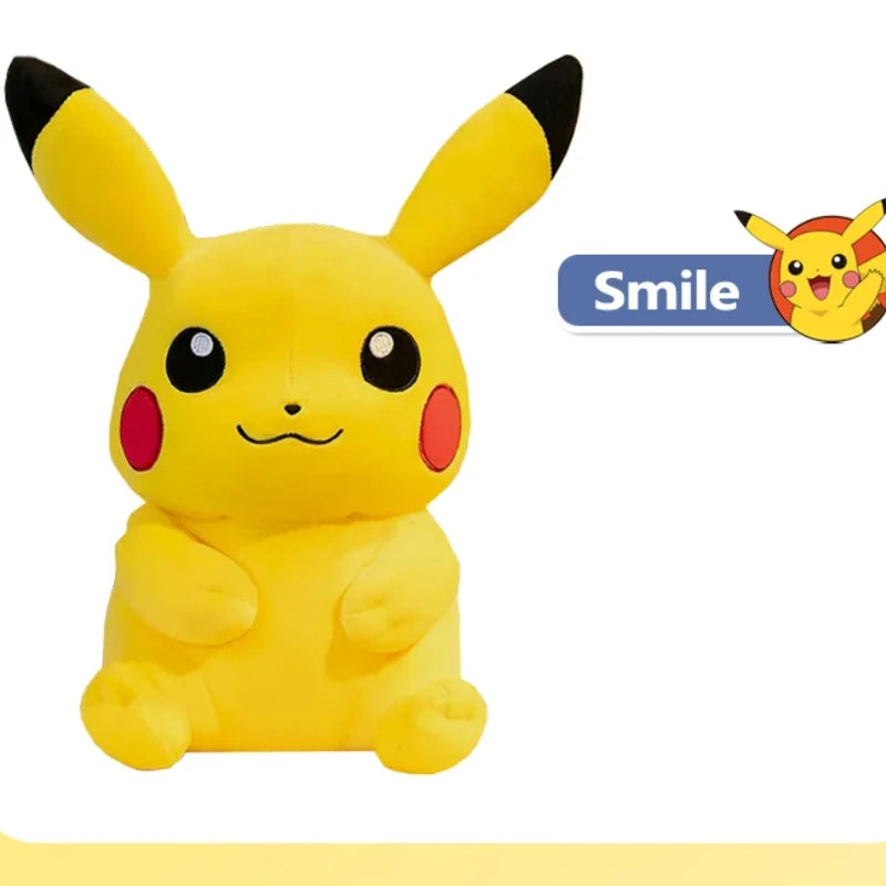 Pokemon Kawaii Pikachu lindos juguetes de peluche de alta calidad Anime tiro almohada cumpleaños regalo de Navidad para niños amigos niños niñas