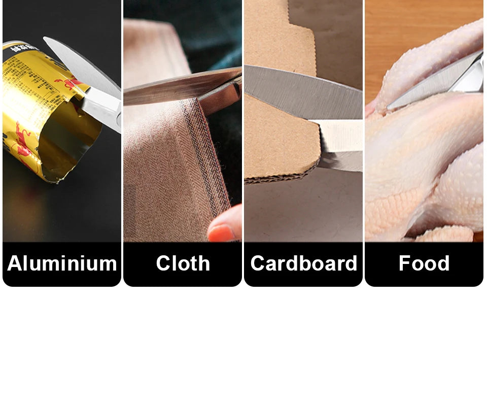 BESTIR Multifunction Scissor Industrial Zinc Alloy Professional Kitchen Scissors Sewing Tailor Scissor Food Cloth Cutting Tool