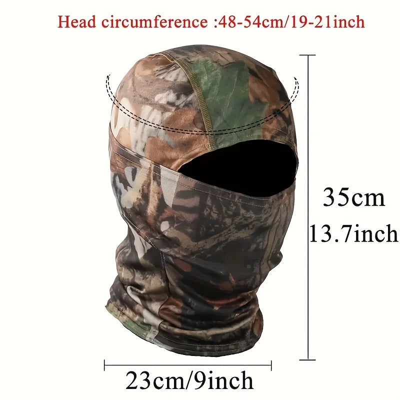 Balaclava Headgear Full Face Masks Sun Shield Face Cover Hoods For Men Women Hunting Sports Tactical Outdoor Camouflage Mask