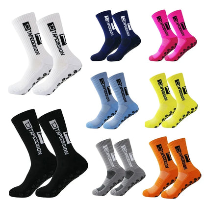 High Quality Wear-Resistant Football Socks Soft Breathable Thick Sports Socks Adhesive Anti Slip Sweat Absorbing Football Socks