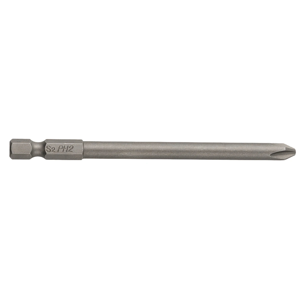 4Pc 1/4inch Hex Shank 100mm Long Screwdriver Bits Set For Torx / Hexagon / Cross / Slotted Hand Tool Alloy Steel