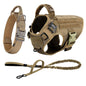 Large Dog Harness And Leash Set Pet German Shepherd Malinois Training Walking Vest Dog Harness And Collar For Medium Large Dogs
