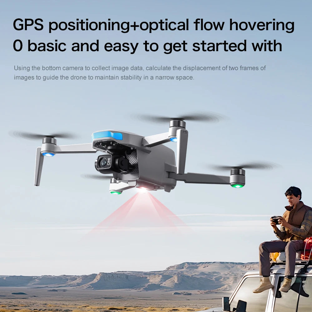 S-X1 MAX 4K Dron profesional con cámara HD cardán de 3 ejes GPS Dron sin escobillas 5G WIFI pantalla Control remoto RC Quadcopter Juguetes