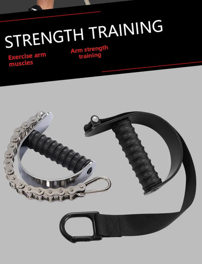 Wrist Strengthener Adjustable Resistance Grip Forearm Trainer Gym Equipment for Barbell Attachment Arm Muscle Training Fitness