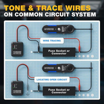 VDIAGTOOL V210 Automotive Circuit Breaker Finder Electrical Tester Wire Tracer Open & Short Circuit Finder DC 6-42V