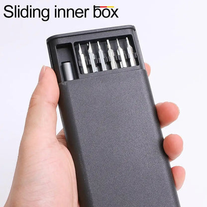 24 In 1 Precision Screwdriver Set High-Performance Bearing Steel Bits Repair Tool Kit For Phone, Computer, Glasses, Laptop, PC