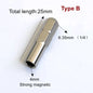 6.35mm 1/4" Micro Bit Adaptor  Insert Bit adapter to System 4mm Screwdriver Holder - Strong Magnetic
