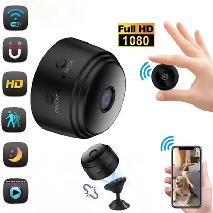 Minicámara IP A9 1080p HD, videocámaras inalámbricas, versión nocturna, vídeo de voz, vigilancia de seguridad, Wifi, Hogar Inteligente