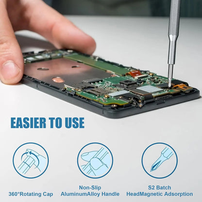 Magnetic Precision Screwdriver Set, 25 In 1 With 24 Piece Mini Pocket Screwdriver Set, Small Repair Set For Mobile Phone/PC/Came