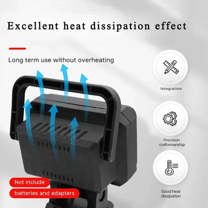 Luz de trabajo LED de 3 pulgadas para batería Makita de 18V/21V BL1830, foco para exteriores, lámpara de emergencia, accesorios para herramientas eléctricas