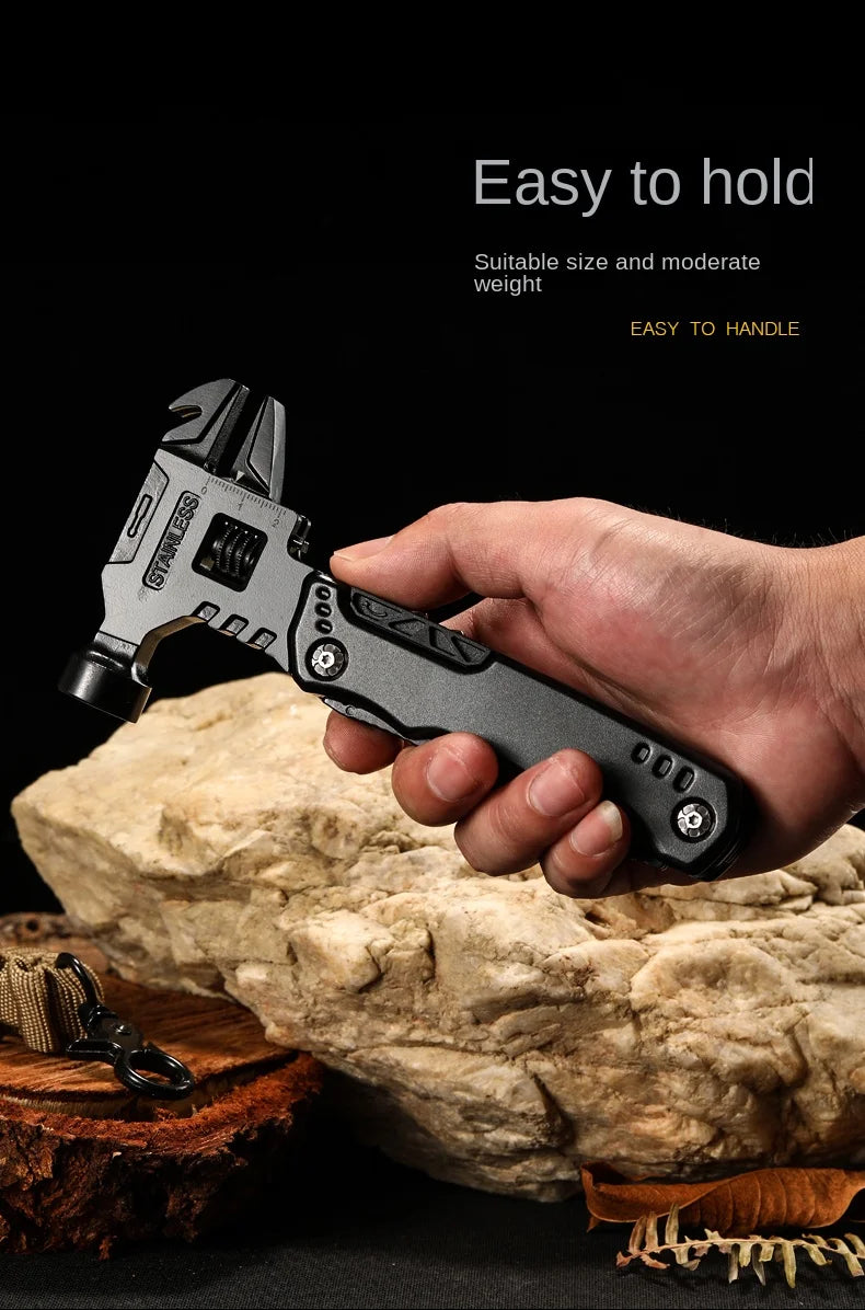 Multifunctional Pliers Multitool Claw Hammer Stainless Steel Tool With Nylon Sheath For Outdoor Survival Camping Hunting Hiking