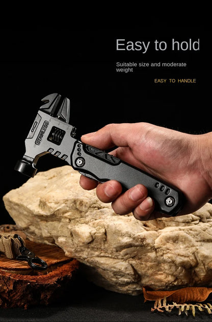 Multifunctional Pliers Multitool Claw Hammer Stainless Steel Tool With Nylon Sheath For Outdoor Survival Camping Hunting Hiking