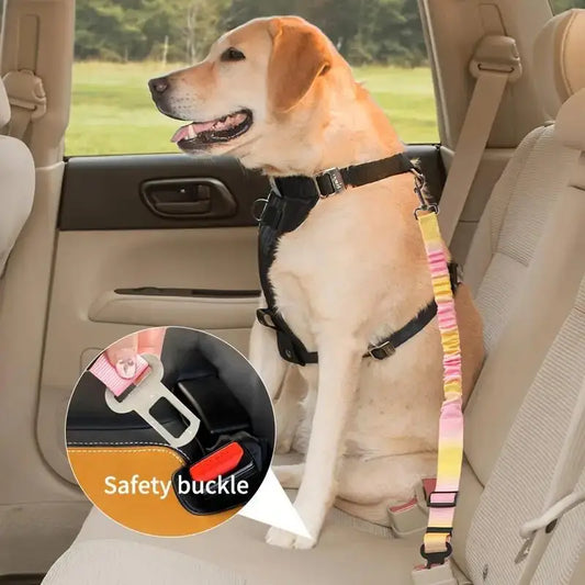 Dog Safety Belt, Car Seat Accessory for Small and Medium Puppies, Safety Buckle for Cats, Supplies for French Bulldogs and Teddy Dogs