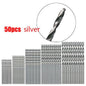 50/100pcs HSS Titanium Coated Twist Drill Bit Set High Speed Steel Metal Drill Bits For Cast Iron Wood High Quality Power Tools