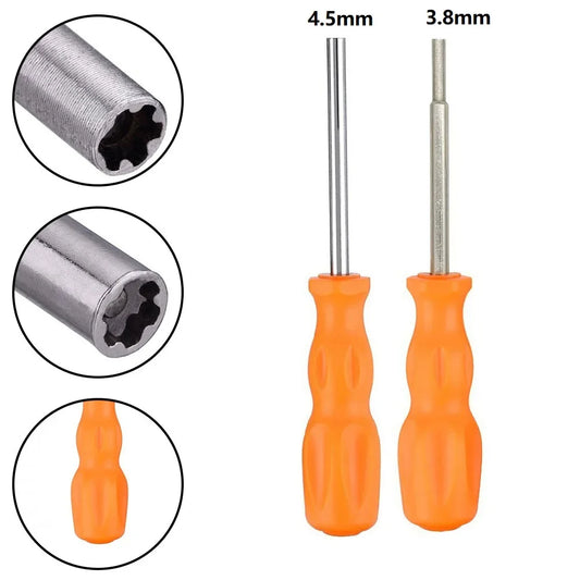 1/2pc 3.8/4.5mm Security Screwdriver Repair Tool Gamebit for NES, SNES, N64, GameBoy, SEGA, and GameBoy Color Cartridges Screwdriver