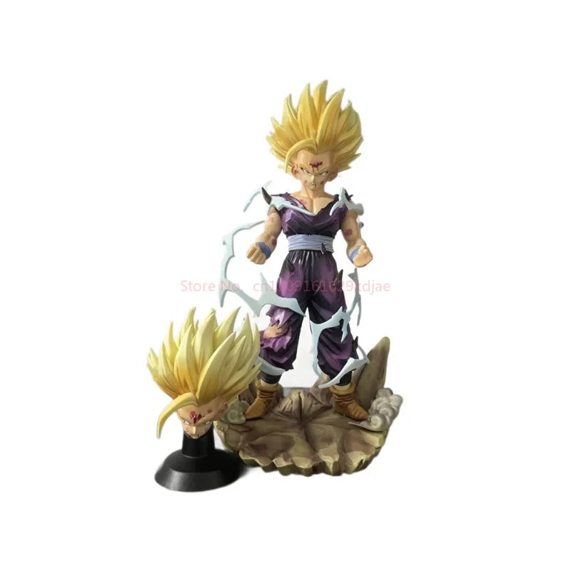 Figura de acción de Bz Dragon Ball Super Saiyan 2 Gohan, estatua coleccionable de Anime, adorno de escritorio, modelo de Pvc para coleccionistas de Anime