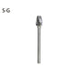 High-speed Steel Rotary Burr Carving Burr Bits Double Diamond Cut Dremel Tools for Wood Stone Carving Steel Metal Working