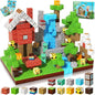 Juego de Bloques de Construcción Magnéticos Montessori STEM, Juguetes Educativos Sensoriales, Mundo de Mario, Niños y Niñas, Cubo Magnético DIY, Regalo