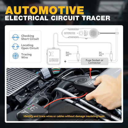 VDIAGTOOL V210 Automotive Circuit Breaker Finder Electrical Tester Wire Tracer Open & Short Circuit Finder DC 6-42V