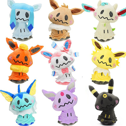 Mimikyu Cos Umbreon Jolteon Vaporeon Flareon Sylveon Eevee Espeon Leafeon Glaceon PlushToys muñeca Animal de peluche 8 pulgadas