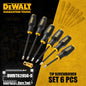 DEWALT DWHT62056-0 Tip Screwdriver Set 6 PCS Hand Tools Accessories