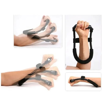 Electric hand and wrist strength exerciser, forearm strengthener, adjustable grips, arm training equipment for physical fitness