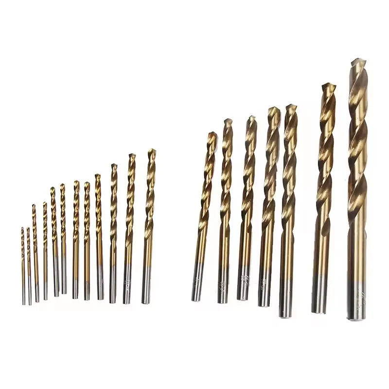 Makita Original D-67527 HSS TiN Metal Twist Drill Bit Suit 19 Pieces Straight shank Carpentry Professional Drill Bit