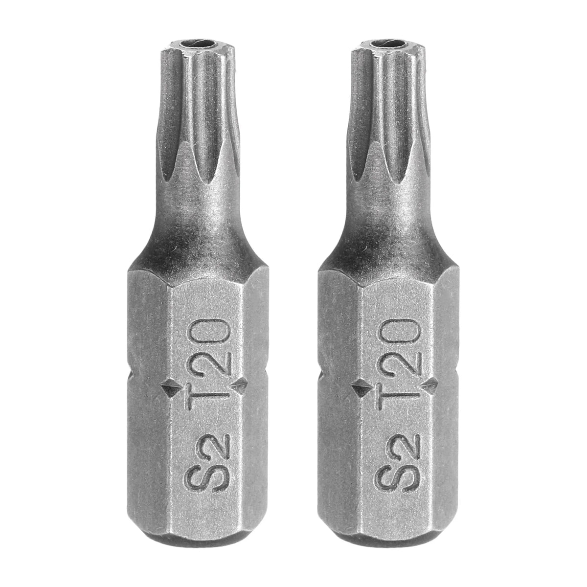 2/5/10pcs T6 T8 T10 T15 T20 T25 T27 T30 T40 Torx Screwdriver Bit 1/4" Hex Shank 25mm S2 Star Head Hex Security Screw Driver Bits