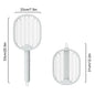 Foldable Electric Mosquito Swatter Mosquito Killer with UV Light USB Rechargeable Electric Bug Zapper Fly Bat Insect Swatter