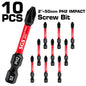 5/10/20 Pieces Phillips Screwdriver Bit Set S2 Steel Magnetic 50mm Long Impact Screwdriver Set Suitable for Metal Processing in Homes, Factories, Offices, Etc