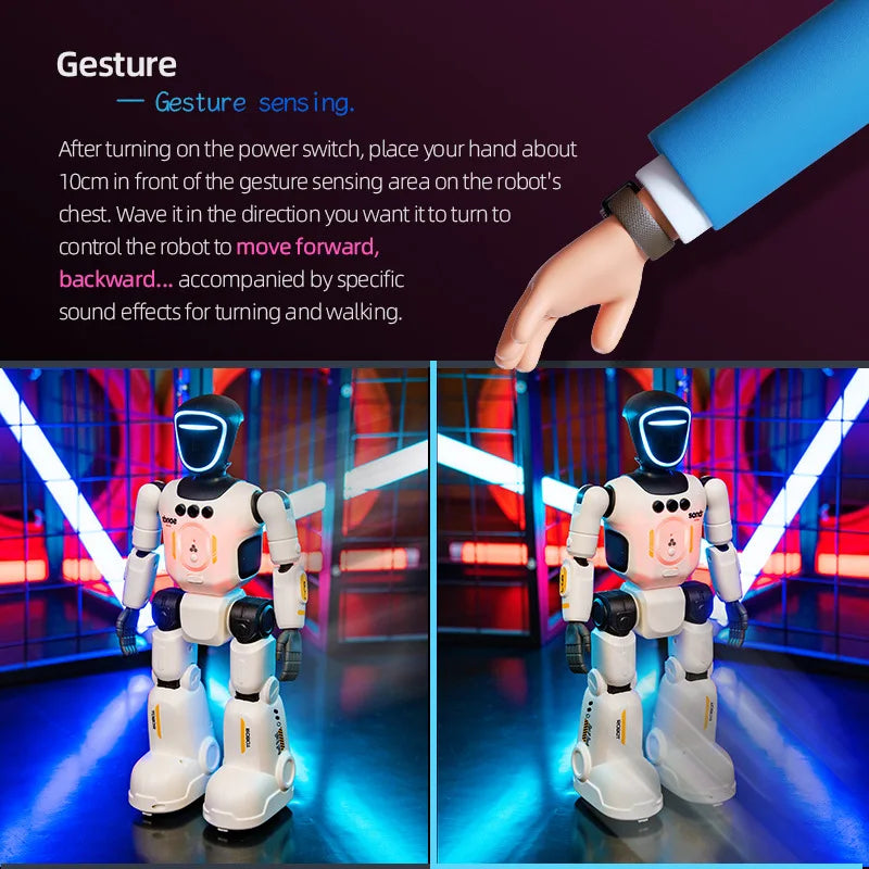 Nuevo Robot Jjrc R40 de Simulación Inteligente Interactivo y Programable, Robot Cantante y Bailarín, Apto para la Interacción en el Hogar