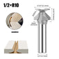 Arc Bending Integrated Router Bit R10 R18 R30 R50 Radius Forming Cutter for Wood Door Wall Panel Cabinet MDF Plywood Woodworking
