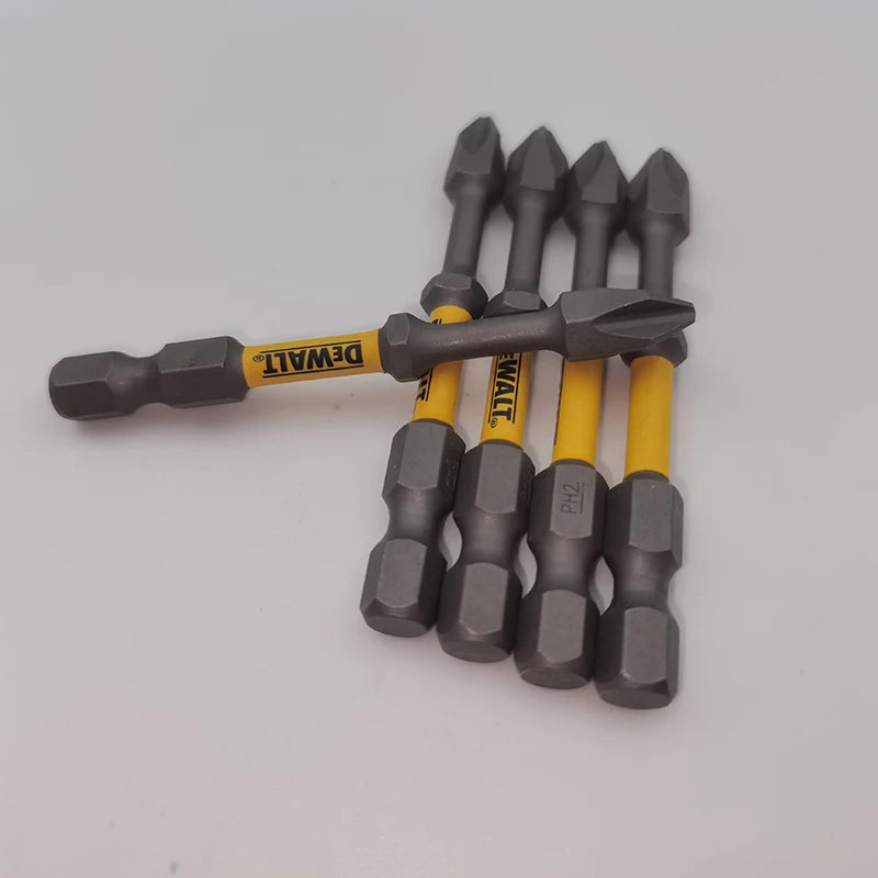 DEWALT PH2 SL8 Philips Slotted Drill Bits Series 10X 20X 89MM 63.5MM 57MM 50MM 25MM Original Screwdriver Batch Header