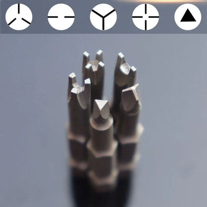 5pcs/set  Special Shaped Screwdriver Set 50mm U-shaped Y-Type Triangle Inner Cross Three Points Screwdriver Bit Tool