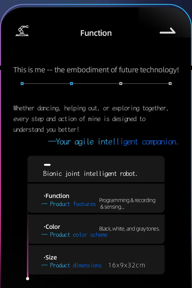 Nuevo Robot Jjrc R40 de Simulación Inteligente Interactivo y Programable, Robot Cantante y Bailarín, Apto para la Interacción en el Hogar